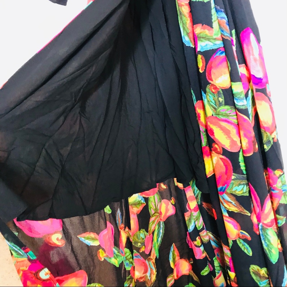 FARM Rio Anthropologie Cashew Print Wrap Dress - Picture 9 of 16